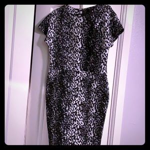 Women’s animal print midi dress